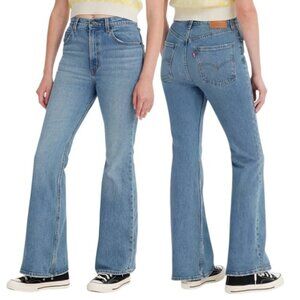 Levi’s 70s High Flare Jeans Sonoma Walks Light Wash Size 28 Premium